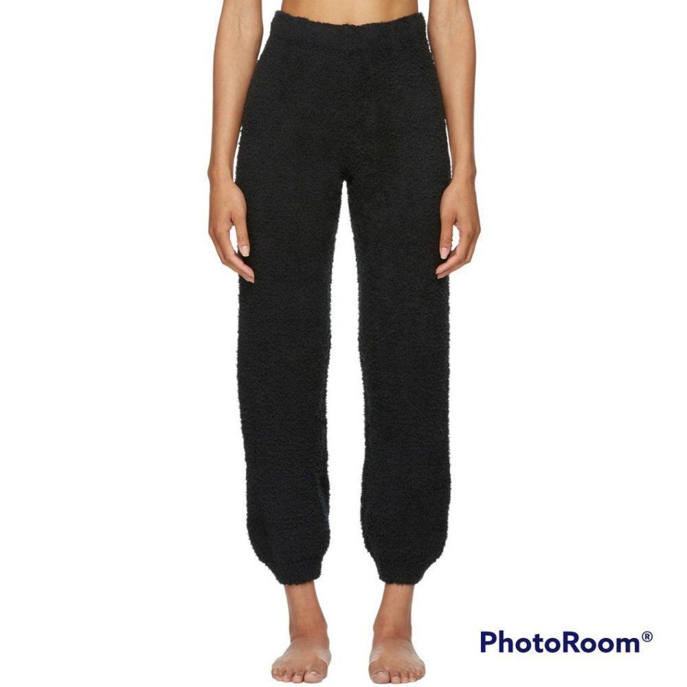 CT1109 SKIMS NWT ONYX COZY KNIT HIGH RISE TAPERED PANT 2X/3X